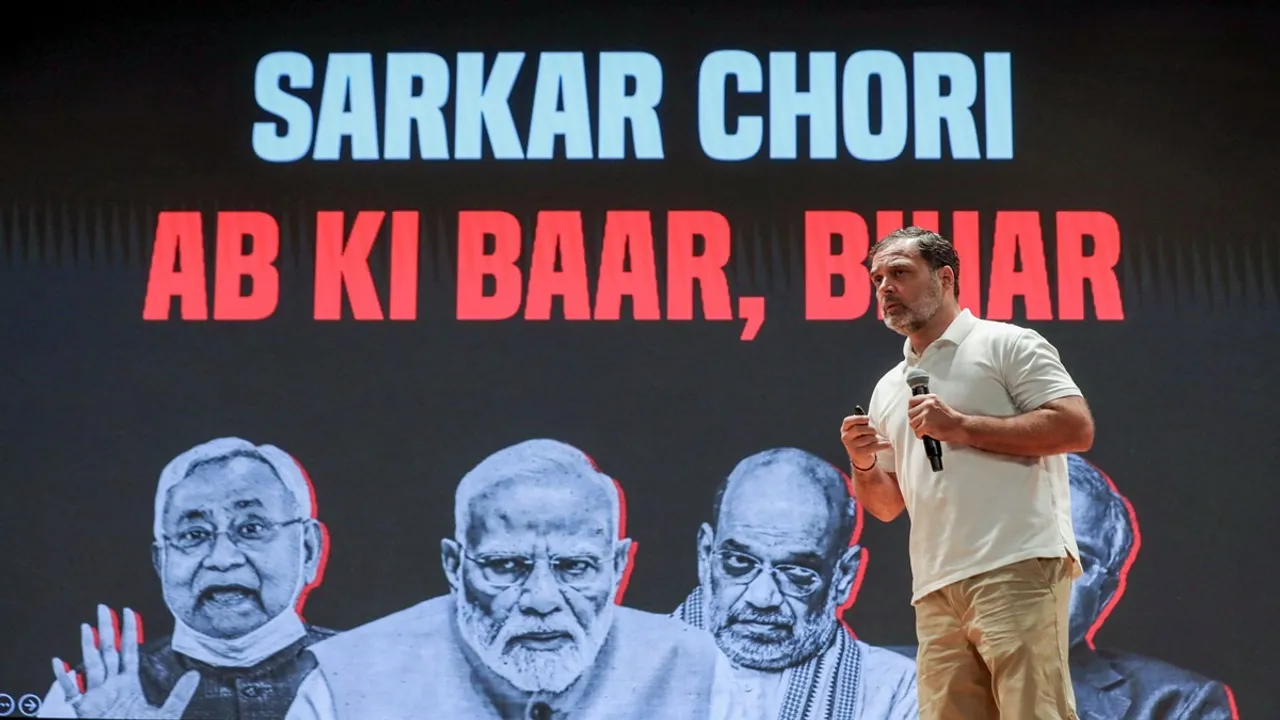 Rahul Gandhi vs ECI, Rahul Gandhi vs BJP, Haryana election controversy, election stolen claim, Congress allegations, BJP reaction