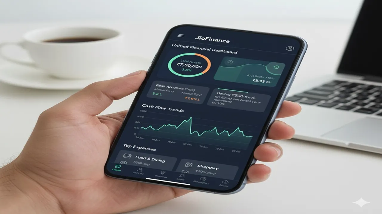 JioFinance App Adds New Feature, Track Your Entire Financial Portfolio in One Place, JioFinance Launches Unified Dashboard, JioFinance New Feature for Smarter Money Management, Manage Your Entire Financial Life in One App, JioFinance app new feature
