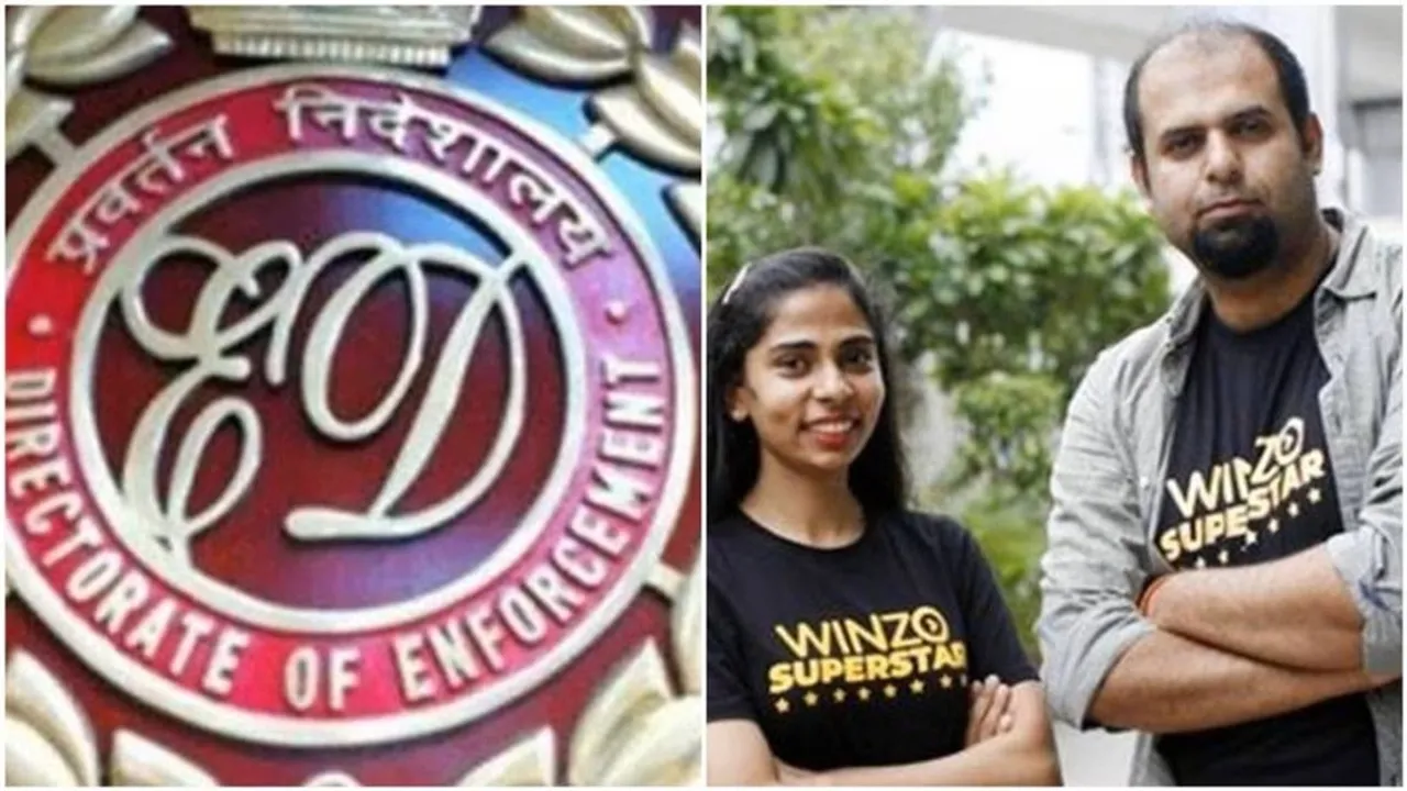 ED arrests WinZO founders Saumya Singh Rathore and Paavan Nanda during money laundering probe in Bengaluru.