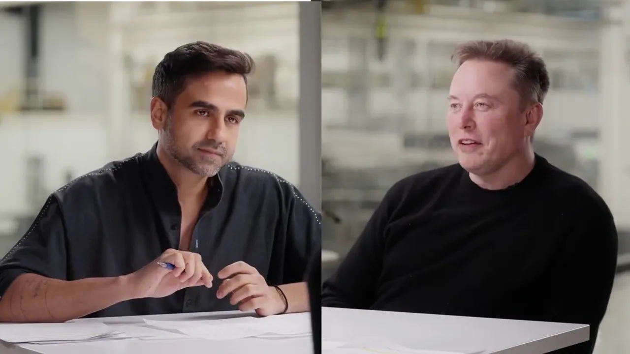 Nikhil Kamath Elon Musk Podcast, Elon Musk India connection, Elon Musk partner Shivon Zilis half Indian, Shivon Zilis Indian origin, Elon Musk son Shekhar, Why Elon Musk named his son Shekhar, Elon Musk podcast Nikhil Kamath, Elon Musk Zerodha podcast, Nikhil Kamath podcast Elon Musk, Elon Musk on H-1B visa, Elon Musk H1B controversy, misuse of H-1B visa, US H-1B visa Indian immigrants, Elon Musk praises Indian talent, Indian immigrants in America, Elon Musk on AI future, AI and robotics future, Elon Musk future of work prediction, work will become optional Elon Musk, robots replacing human jobs, Starlink India launch, Starlink internet India, Starlink rural connectivity India, Starlink satellite internet India, Elon Musk rural connectivity India, Neuralink Shivon Zilis background, Shivon Zilis who is she, Elon Musk Indian entrepreneurs advice, Indian startup ecosystem Elon Musk, Elon Musk aggressive entrepreneurship advice