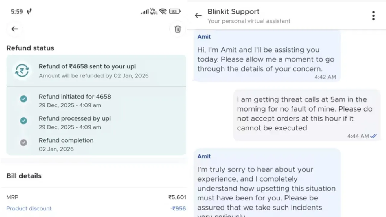 Blinkit Delivery Issue in Mumbai