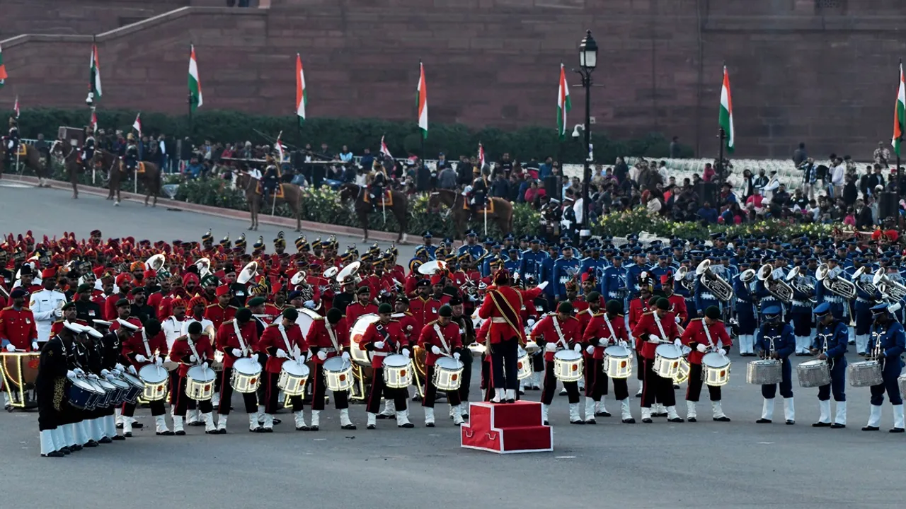 Beating Retreat CeremonyANI