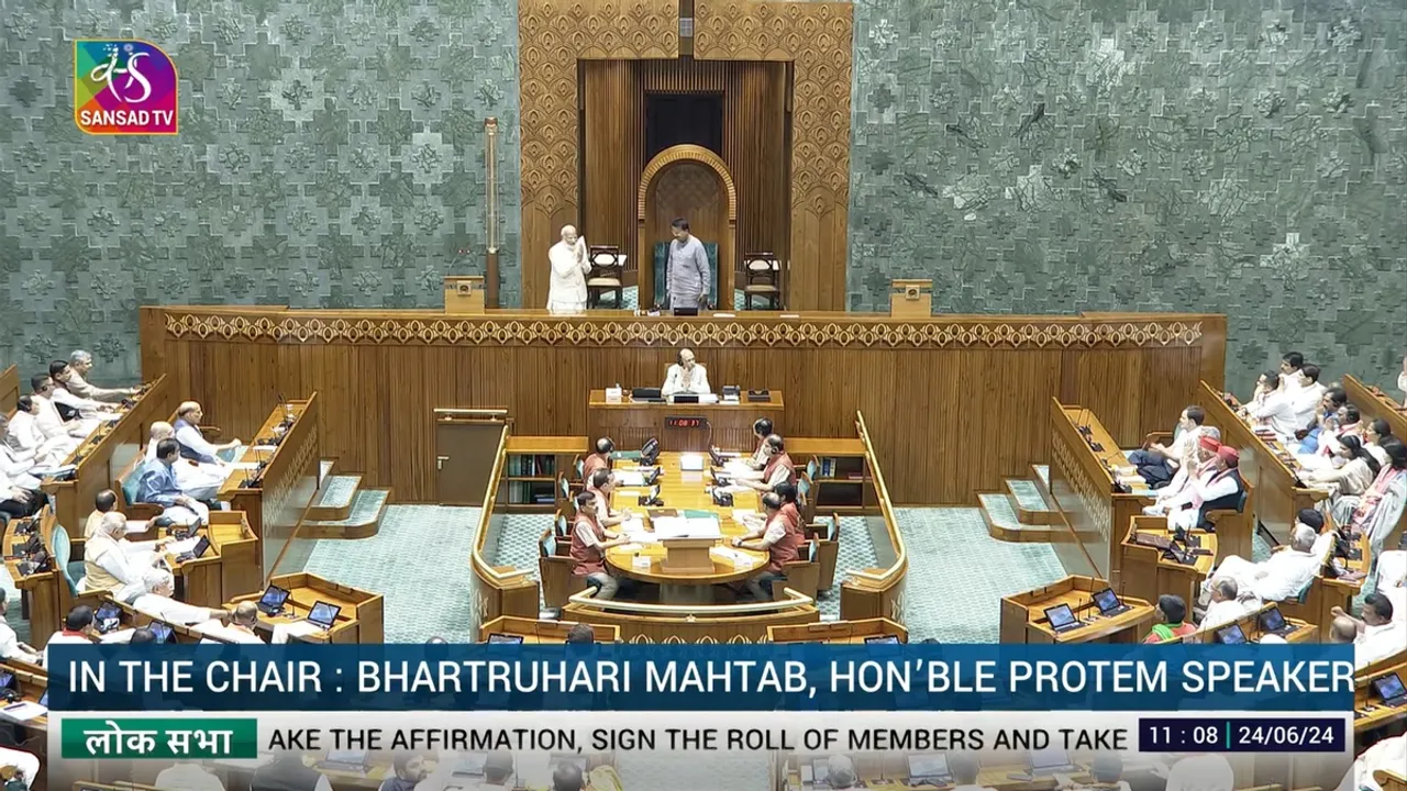 PM Modi take oath as MP of Lok Sabha