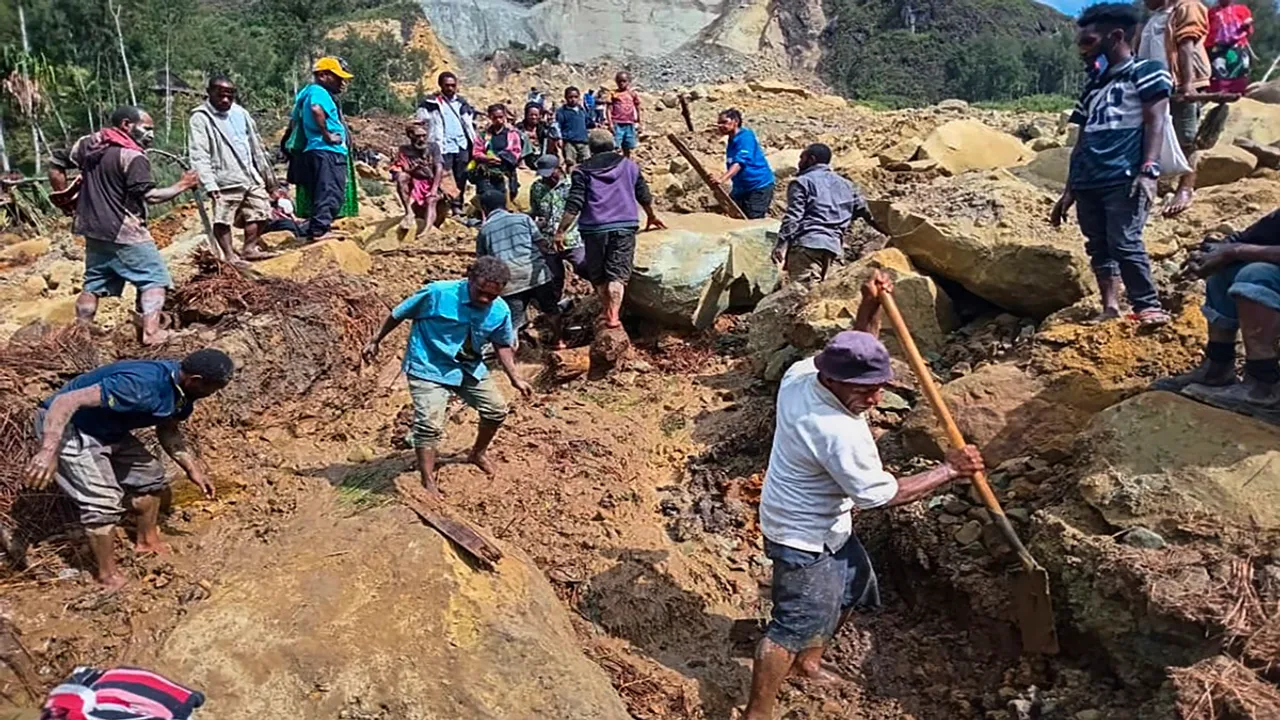 Papua New Guinea landslide