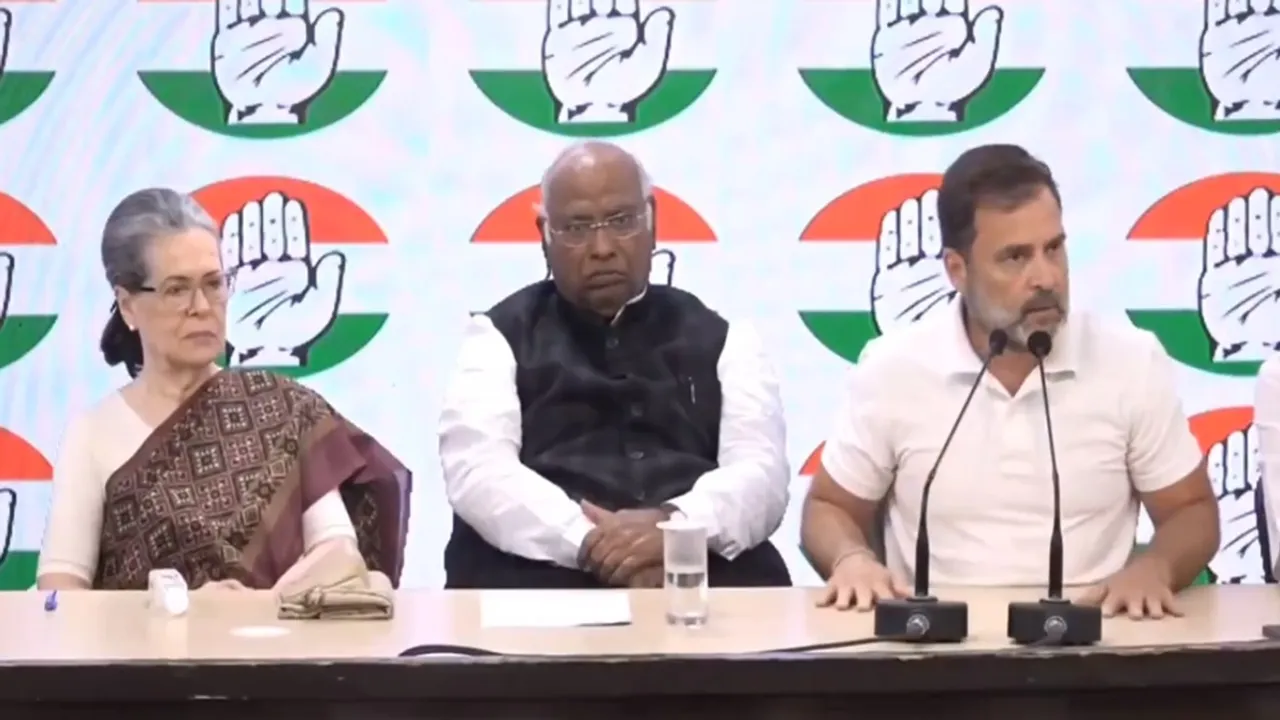 Rahul Gandhi, Sonia Gandhi, Mallikarjun Kharge, Ajay Maken,  No Democracy in India, Congress Account Frozen, राहुल गांधी, सोनिया गांधी, कांग्रेस पार्टी के बैंक खाते फ्रीज, मल्लिकार्जुन खरगे, अजय माकन, पीएम मोदी, चुनावी बॉन्ड, Electoral Bonds, PM Modi