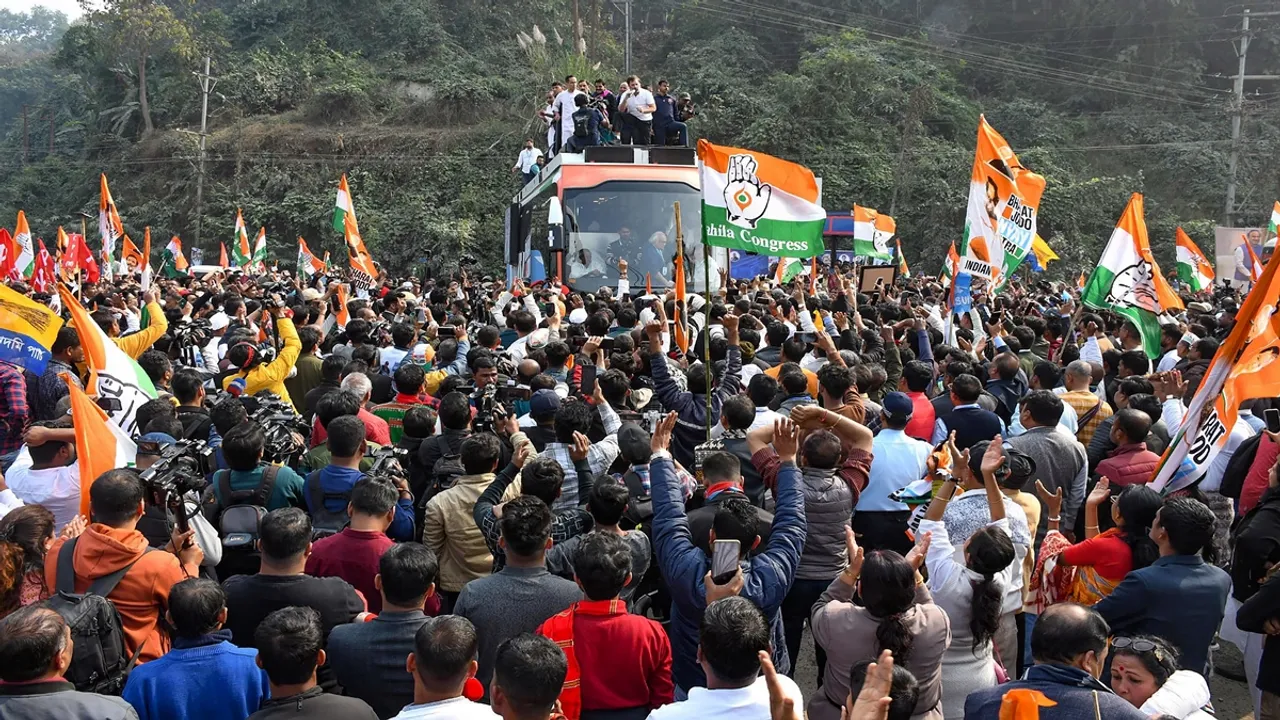 Bharat Jodo Nyay Yatra, Bharat Jodo Yatra, Assam, Rahul Gandhi, Himanta Biswa Sarma, भारत जोड़ो न्याय यात्रा, भारत जोड़ो यात्रा, राहुल गांधी, असम, गुवाहाटी, हिमंता बिस्वा सरमा