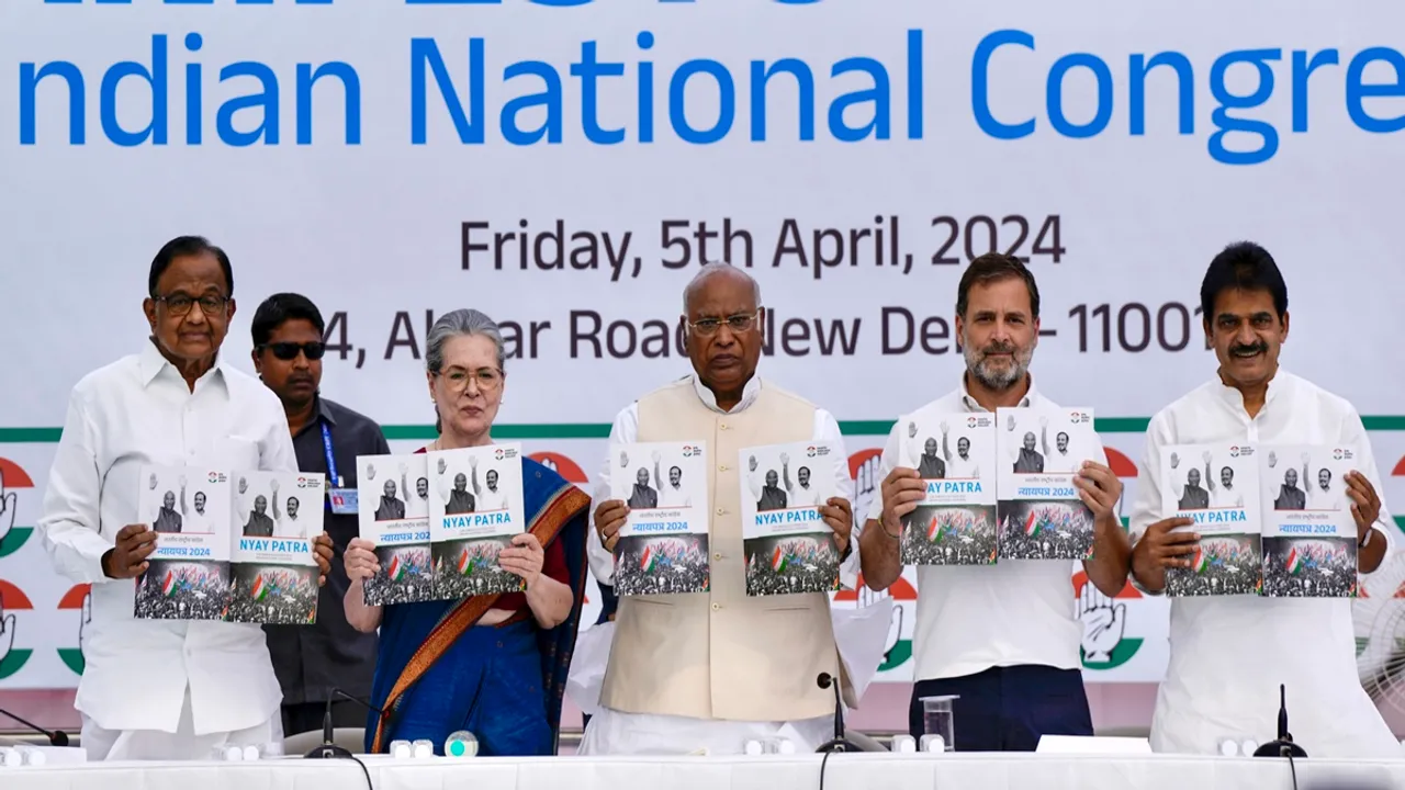 ongress Releases Manifesto Today for Lok Sabha Election 2024