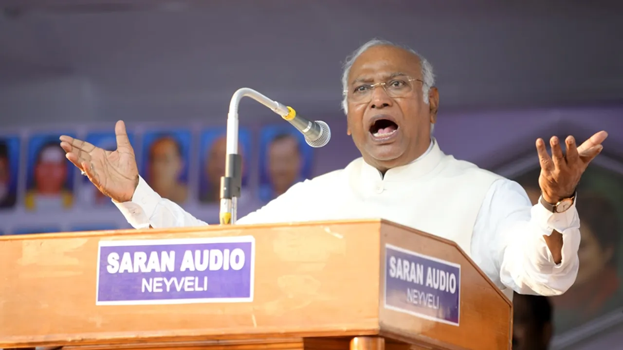Mallikarjun Kharge, Indian Express Idea Exchange programme, Modi, Ram Mandir, मल्लिकार्जुन खरगे, मल्लिकार्जुन खड़गे, राम मंदिर, नरेंद्र मोदी, पीएम मोदी, अयोध्या राम मंदिर,  Ram Temple consecration, राम मंदिर प्राण प्रतिष्ठा