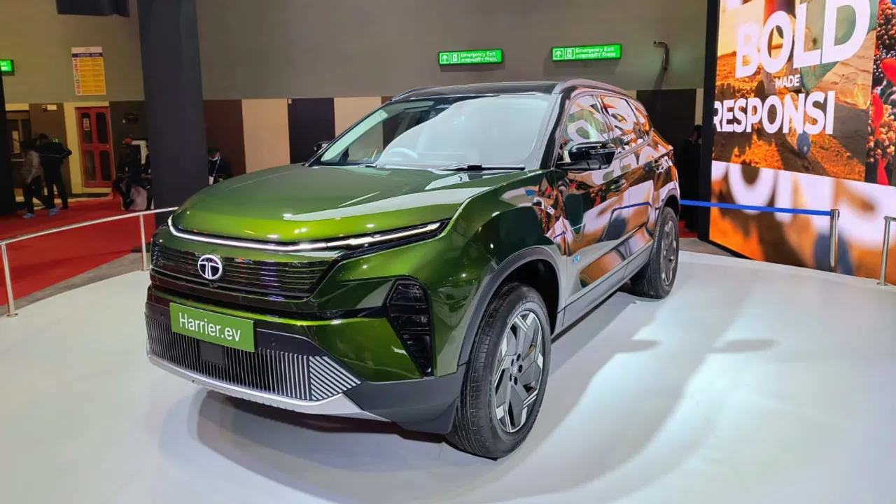 Tata-Harrier-EV showcased at Bharat Mobility Expo 2024