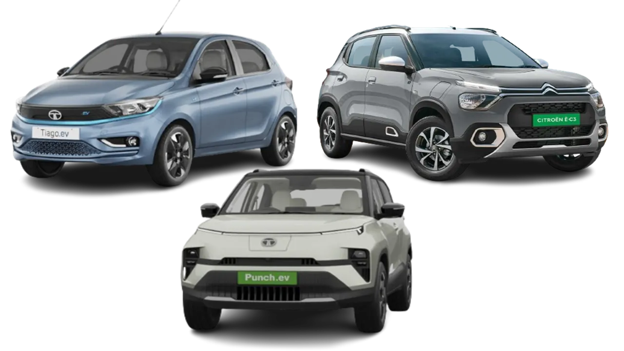 Small Electric Car Tata Punch vs Tiago vs Citroen eC3.jpeg