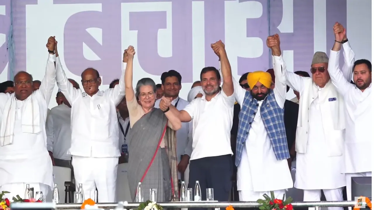 INDIA Bloc Delhi Rally