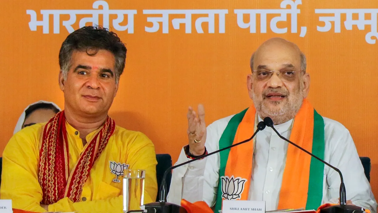 Amit Shah Jammu Manifesto PTI