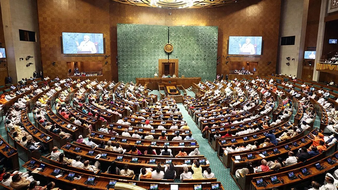Lok Sabha New Parliament Building ANI