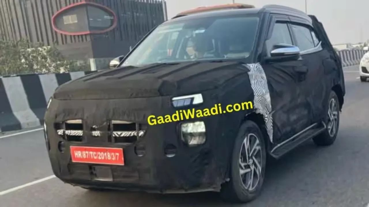 Hyundai Creta facelift spied