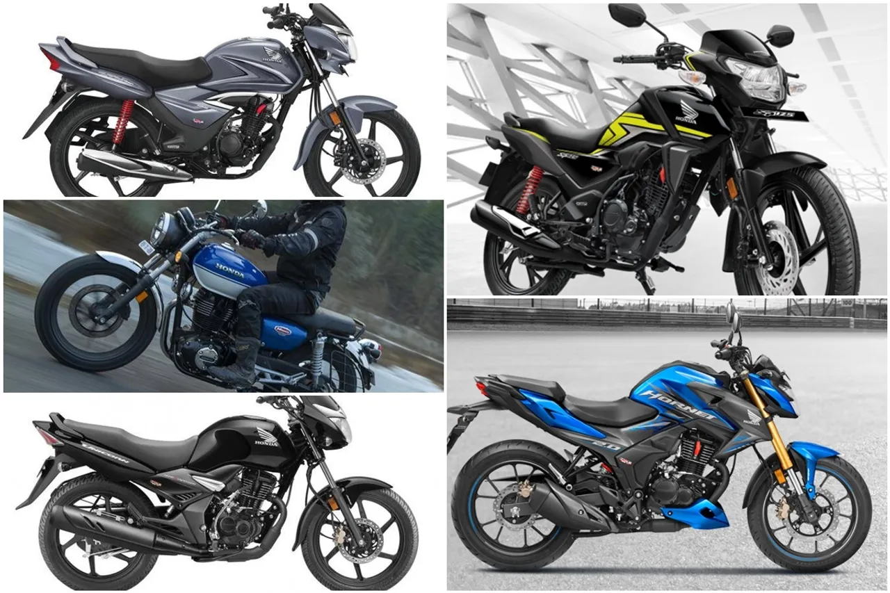 Honda motorcycles hikes prices of honda shine, honda SP125, honda Unicorn, honda Hornet 2.0, honda H’ness CB350, honda bikes price raised