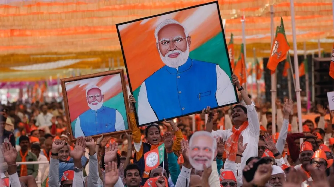 Gujarat Election 2022: गुजरात में BJP का जश्‍न शुरू, कहा- पीएम मोदी के विकास एजेंडे की हुई जीत