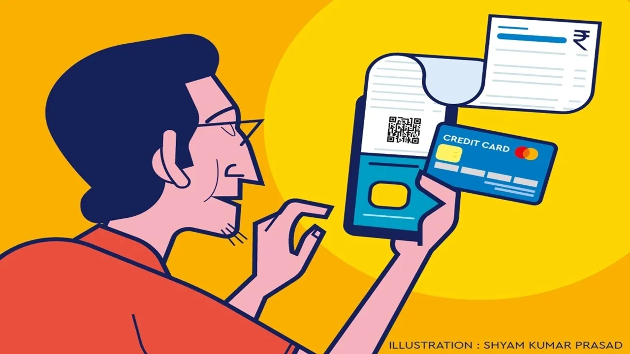 EMI or credit card dues