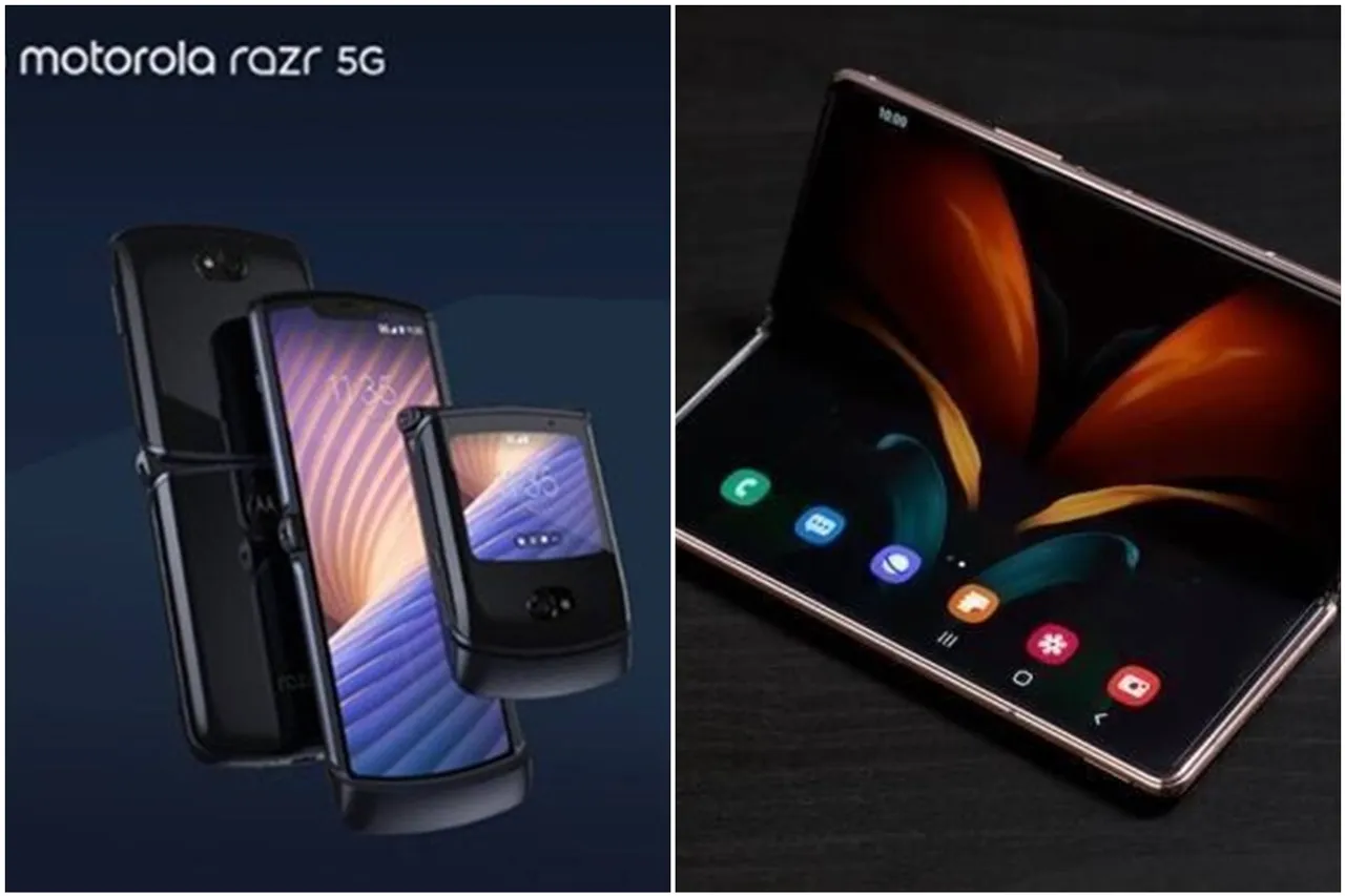 foldable smartphones launched in 2020 samsung motorola Galaxy Z Fold2 Motorola Razr 5G Microsoft Surface Duo price specifications all details