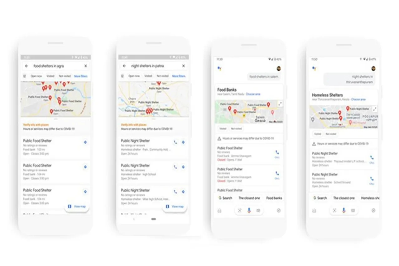 कोरोना: अब Google पर देख सकेंगे फूड और नाइट शेल्टर की लोकेशन; आ गया नया फीचर