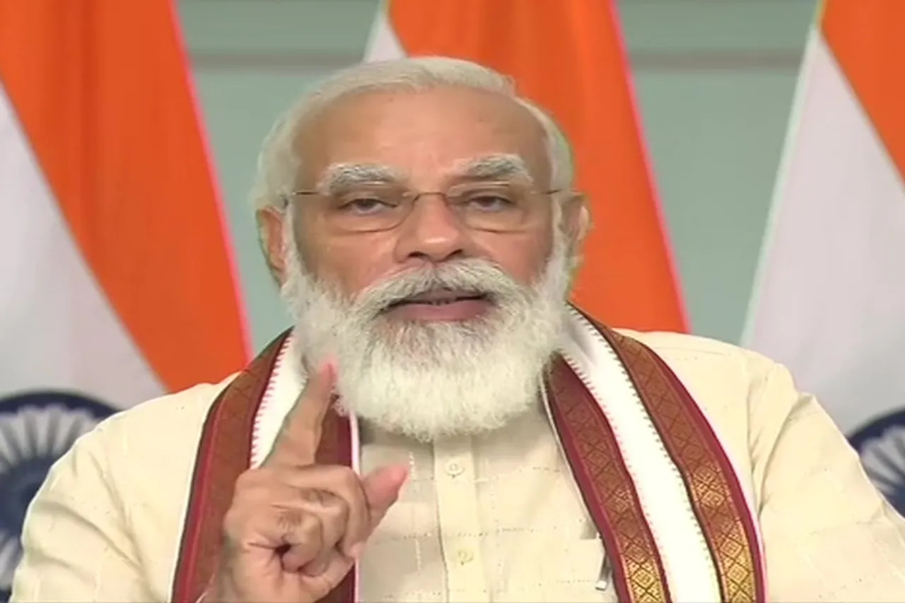 prime minister narendra modi inaugurates 1.75 lakh houses built under pm awas yojana gramin