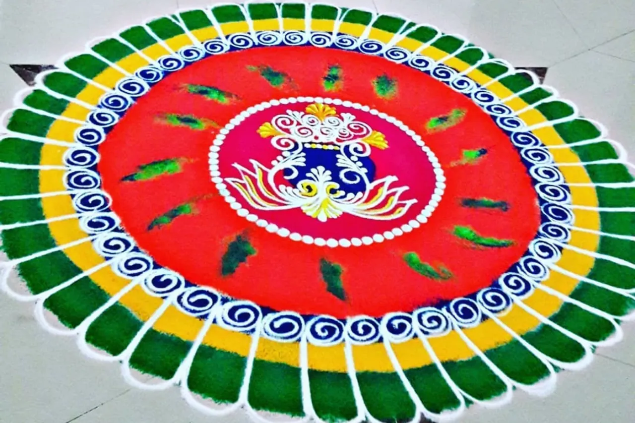 Rangoli, Diwali, easy designs, Festival,