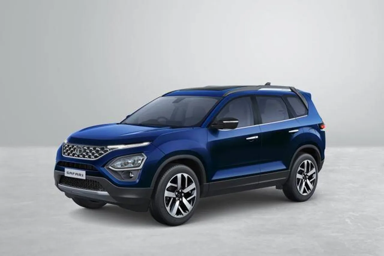 tata safari design out, Tata motors unveiled production spec model of the new Tata Safari