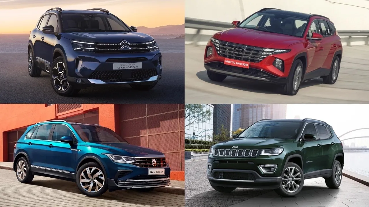 2022 Citroen C5 Aircross, Tucson, Jeep Compass