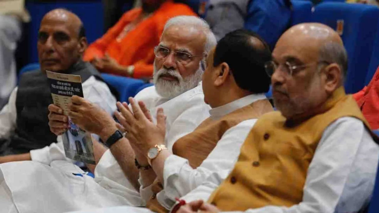 Nitin Gadkari Shivraj Singh Chouhan dropped from BJP parliamentary board