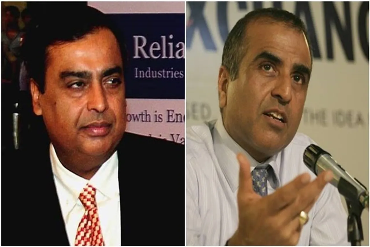 Mukesh Ambani, Reliance Jio, Sunil Mittal, Bharti Airtel, Zee Entertainment, Ambani vs Mittal, reliance jio vs bharti airtel, reliance vs airtel, ambani vs mittal , मुकेश अंबानी, सुनील मित्तल, अंबानी बनाम मित्तल