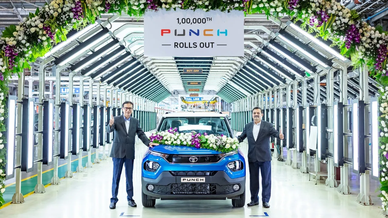 Tata Punch SUV milestone production