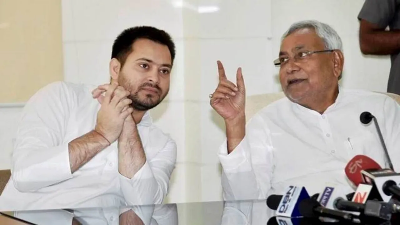 CM Nitish Tejashwi Yadav