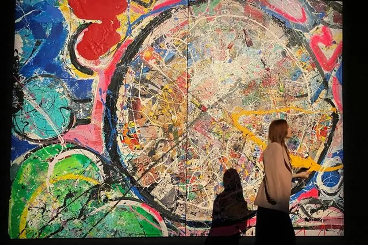 Artwork from world largest canvas painting sells for 62 MILLION in Dubai KNOW HERE THE DETAILS ABOUT second most expensive painting
