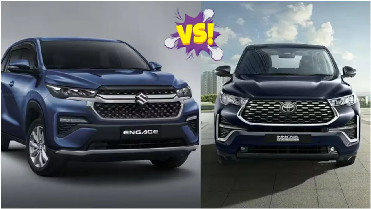 Maruti Suzuki Invicto vs Toyota Innova Hycross comparison:
