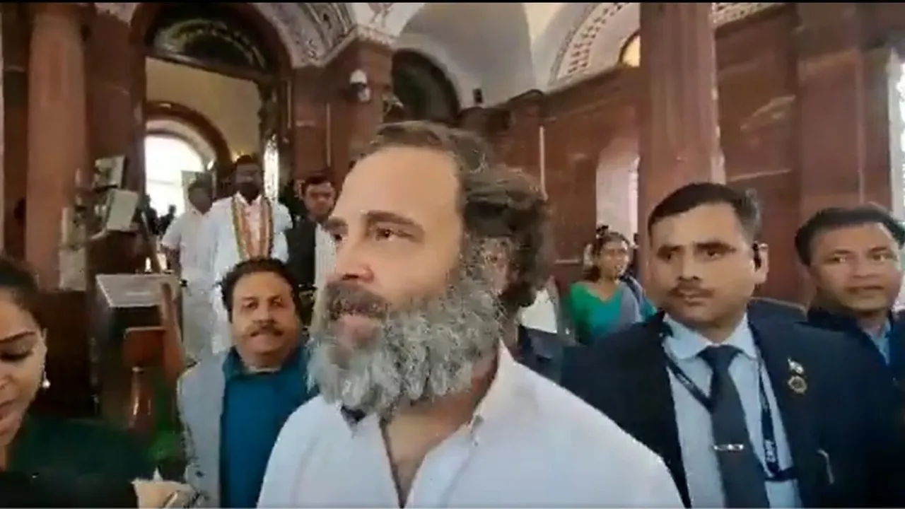 Rahul Gandhi, PM Narendra Modi Speech, Rahul Gandhi attacks PM Modi again, Rahul Gandhi On PM Modi Speech, Rahul blames pm modi saving Adani, राहुल गांधी का पीएम मोदी पर पलटवार, गौतम अडानी, पीएम मोदी का भाषण, मल्लिकार्जुन खड़गे, Mallikarjun Kharge, Gautam Adani, Adani Group, JPC, साझा संसदीय समिति