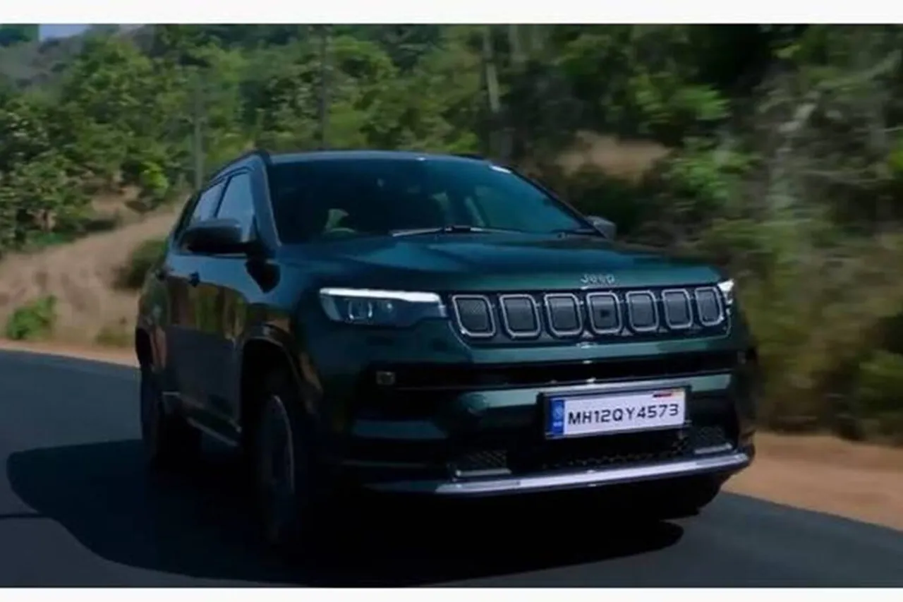 2021 Jeep Compass, Jeep compass facelift unveiled in India, 2021 Jeep Compass unveiled, 2021 Jeep Compass connected car features