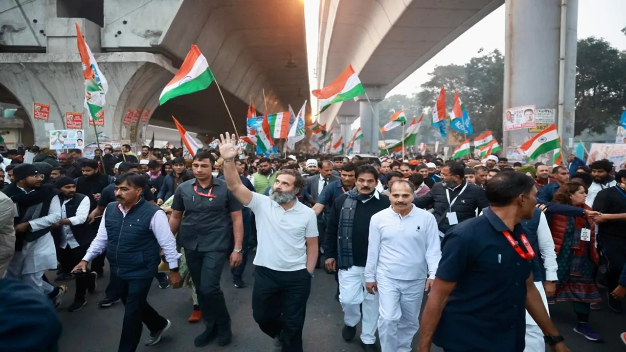 Bharat Jodo Yatra, Bharat Jodo Yatra enters Delhi, Rahul Gandhi, भारत जोड़ो यात्रा, राहुल गांधी, दिल्ली पहुंची भारत जोड़ो यात्रा