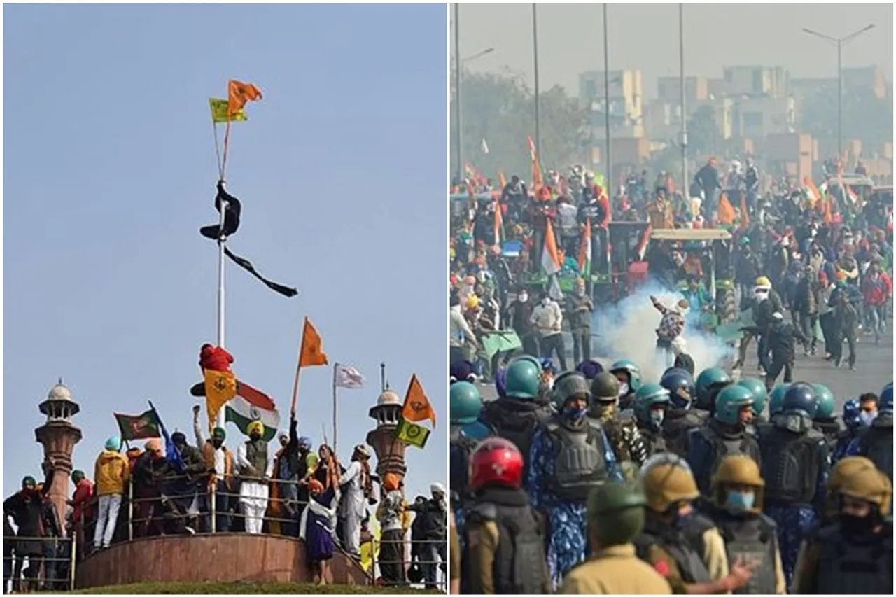 Farmers’ Protest and rally in photos farmer protest gets violent