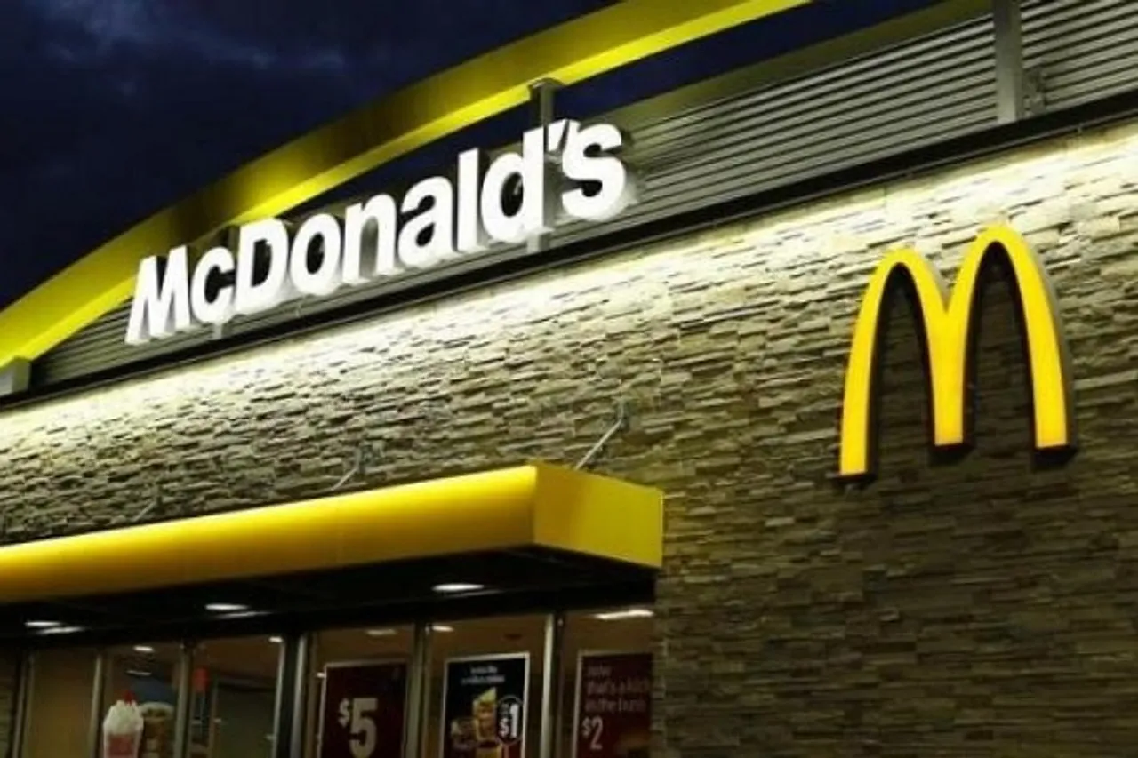 mcdonalds restaurant opened thermal screening and sanitizer for employees