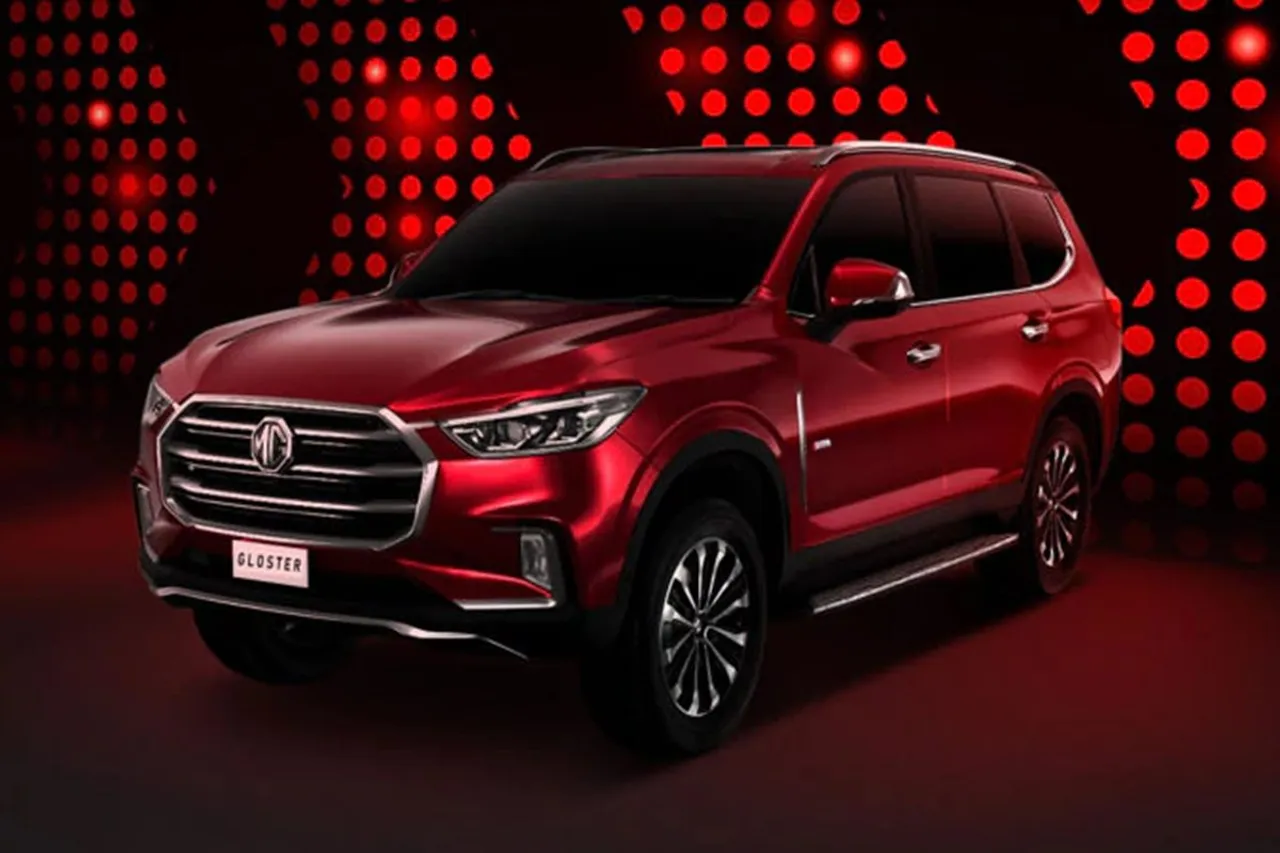 MG Gloster tech unveiled, MG Gloster unveiled with automatic parking assist, adaptive cruise control, imergency braking system features, MG Gloster engine and power