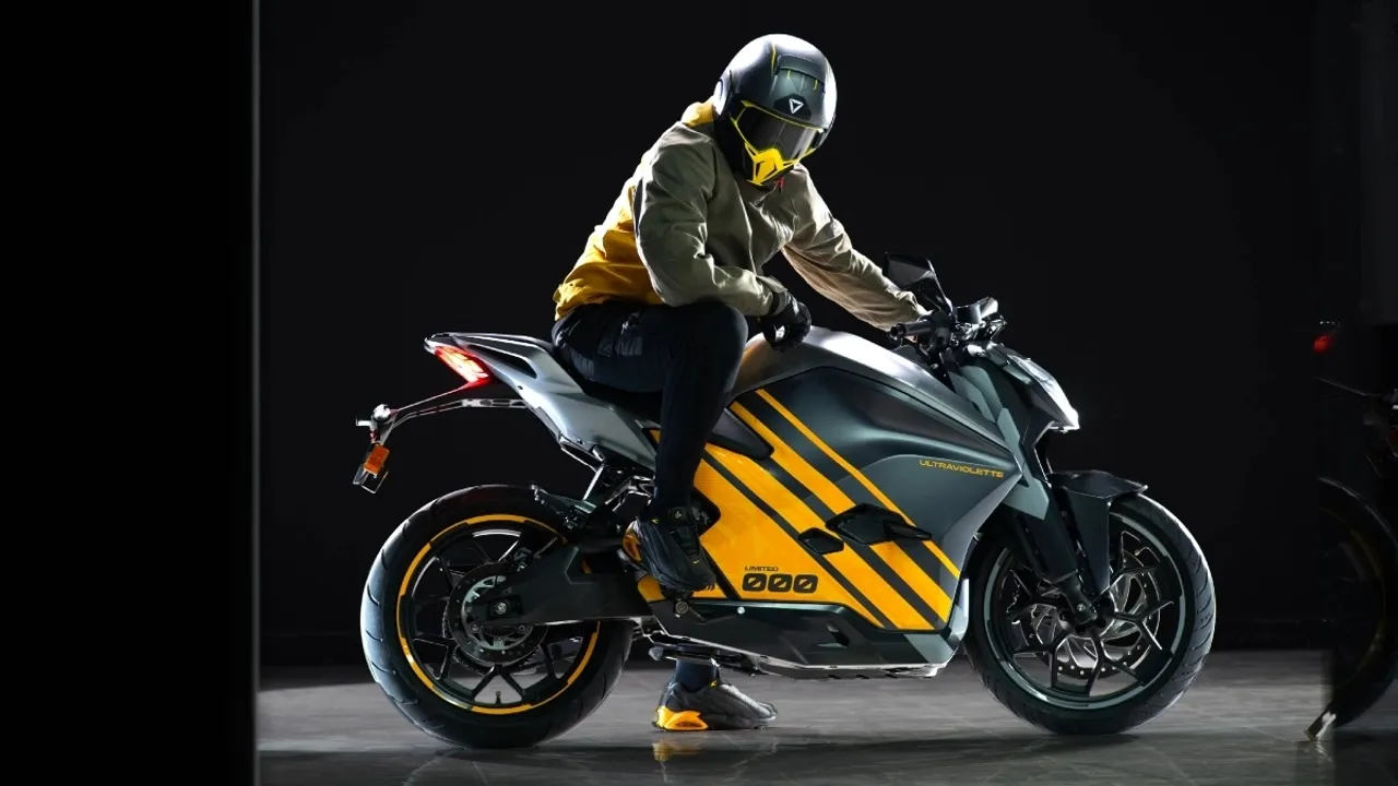 Ultraviolette F77 electric motorcycle