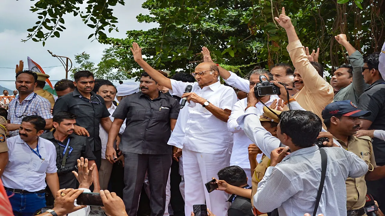 Maharashtra, Political Drama, Sharad Pawar, Ajit Pawar, NCP, BJP, Congress, महाराष्ट्र, राजनीतिक ड्रामा, शरद पवार, अजित पवार, एनसीपी, बीजेपी, कांग्रेस, विधानसभा, कराड, Karad