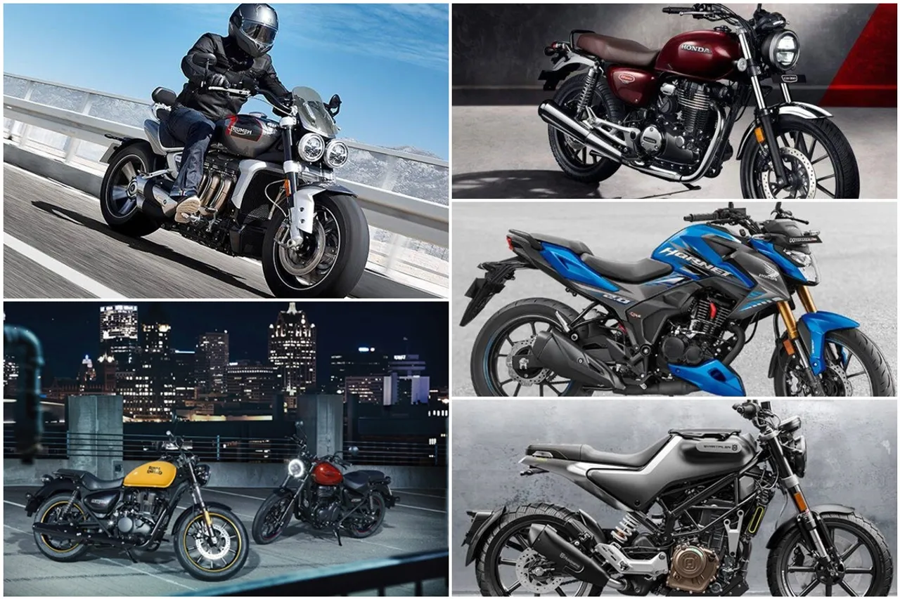 New bikes launched in 2020, new motorcycles launched in 2020, Husqvarna Svartpilen 250, Triumph Rocket 3 GT, Honda H’ness CB350, royal enfield meteor 350, bajaj dominar 250