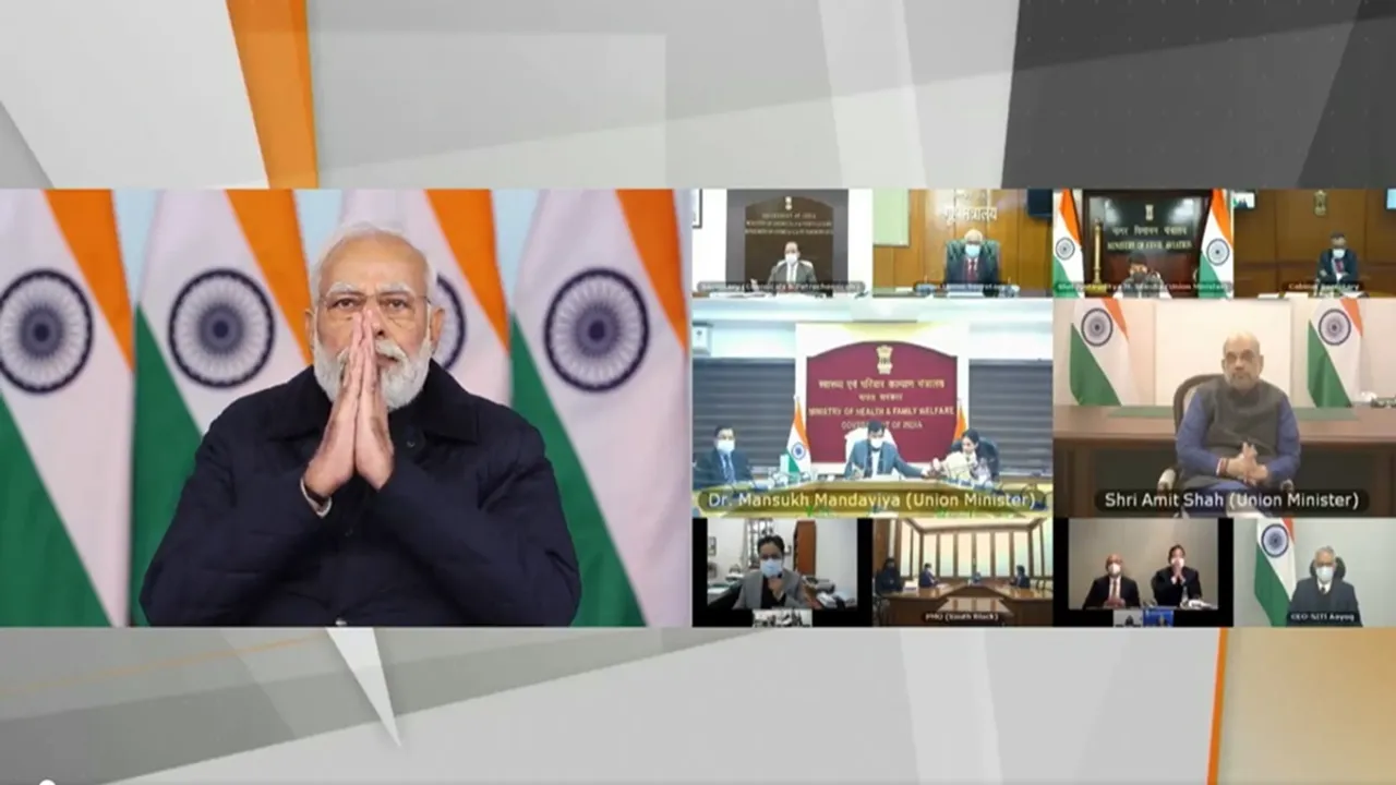 PM Modi Presides Covid review Meeting, कोविड समीक्षा बैठक में पीएम मोदी ने दी मास्क पहनने और टेस्टिंग बढ़ाने की हिदायत, इंटरनेशनल एयरपोर्ट्स पर बढ़ेगी निगरानी