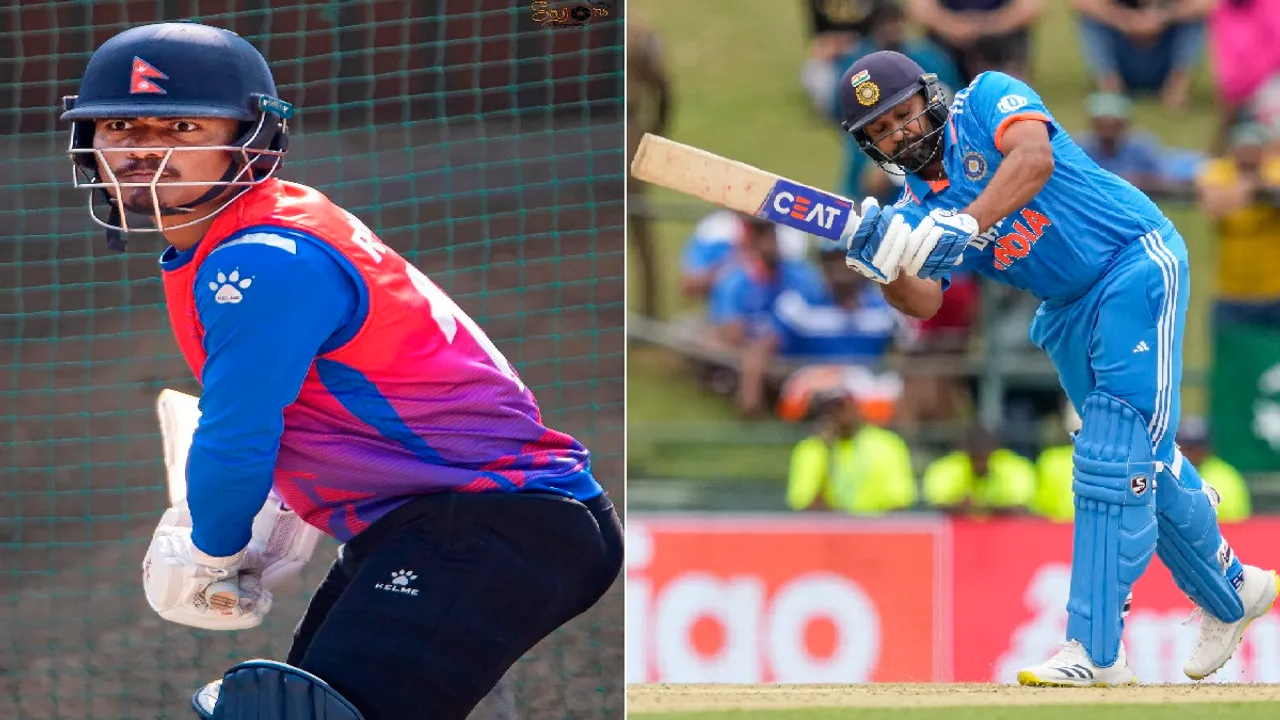 Rohit Paudel vs Rohit Sharma | Nepal Vs India