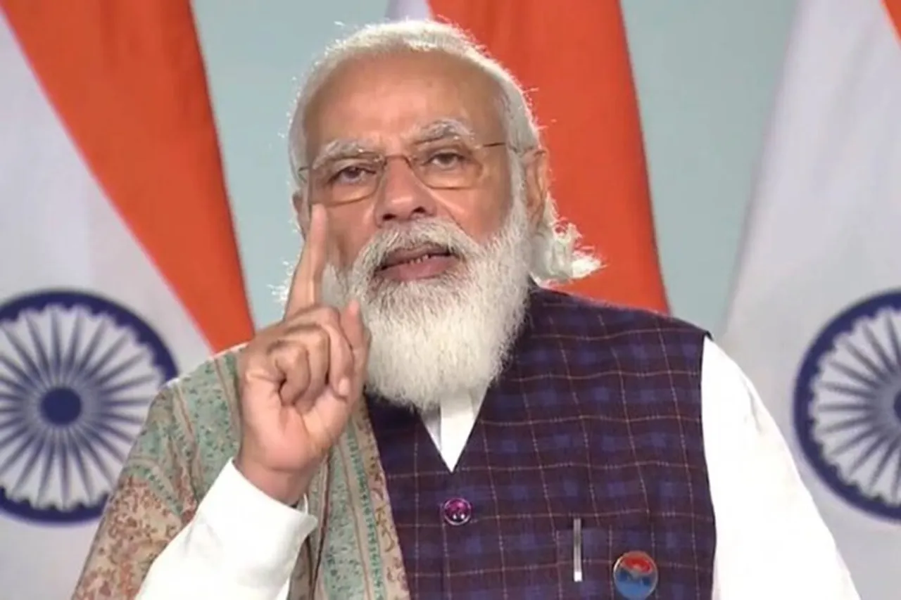 Petrol at 100 pM Modi says reducing import dependence Without referring to the relentless increase in retail fuel prices