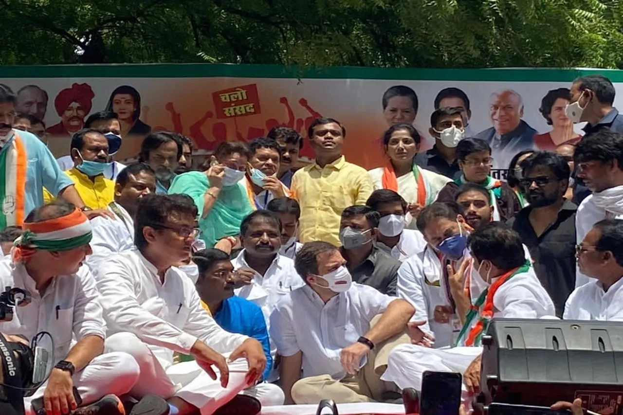congress official twitter handle locked AND rahul gandhi twitter account temporarily suspended POSTING DALIT RAPE VICTIM FAMILY PHOTO congress ATTACK ON PM MODI