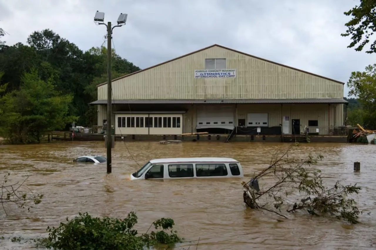 Heavy rains from Hurricane Helene