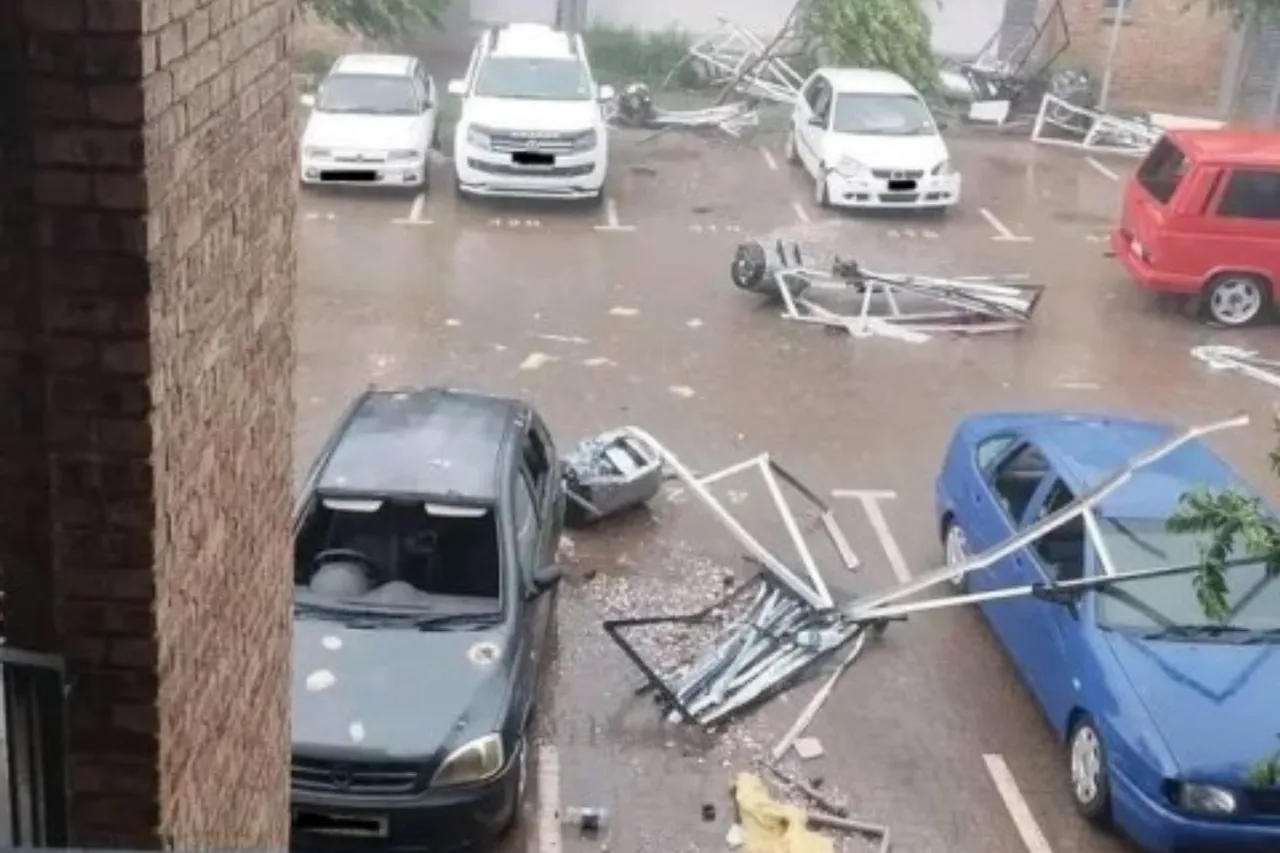 Aftermath of Randfontein Tornado