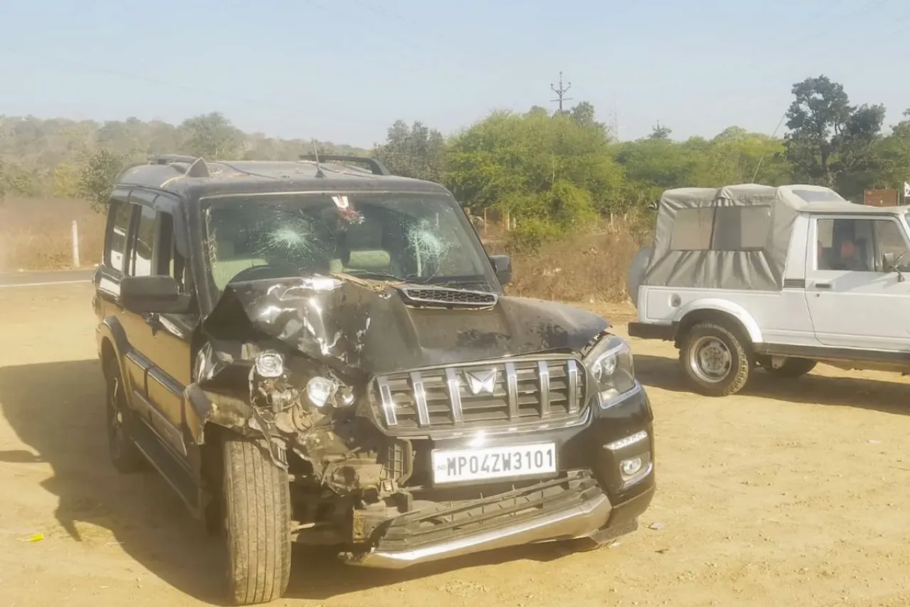 Scorpio accident in Chandanpura Bhopal