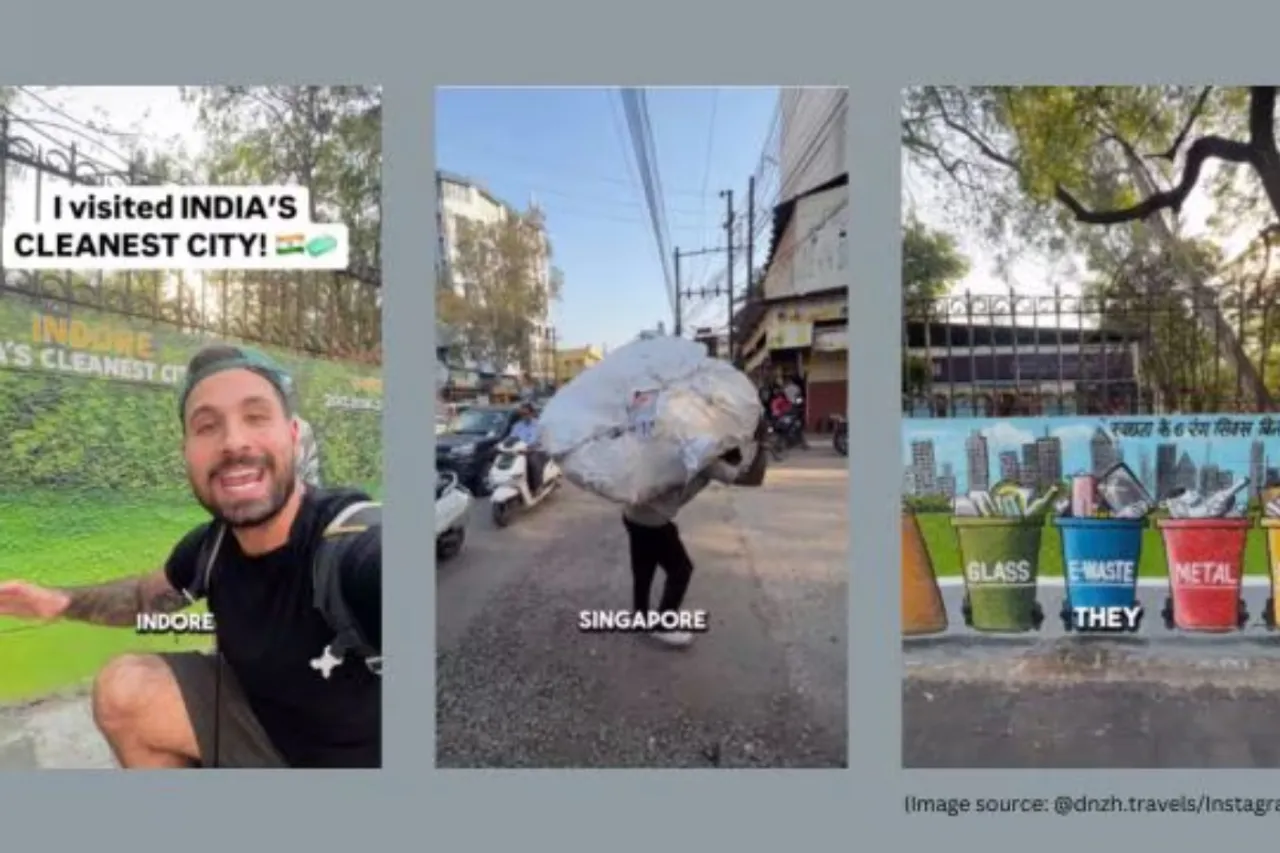 UK vlogger Daniel Pinto in Indore, India's cleanest city